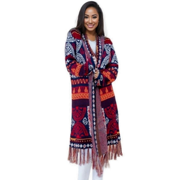 S/M Southwest BOHO Cardigan - Picture 1 of 4